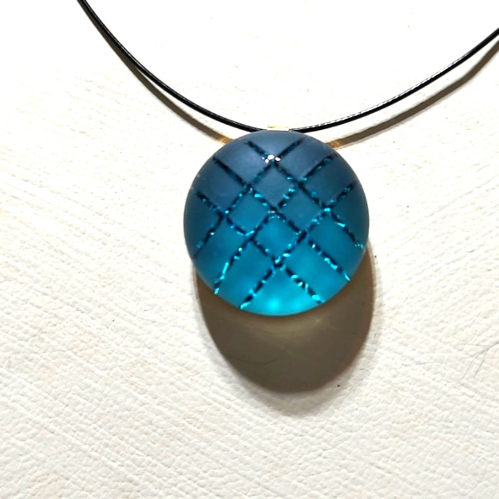 Sydney Cash signed diagonal brilliance necklace